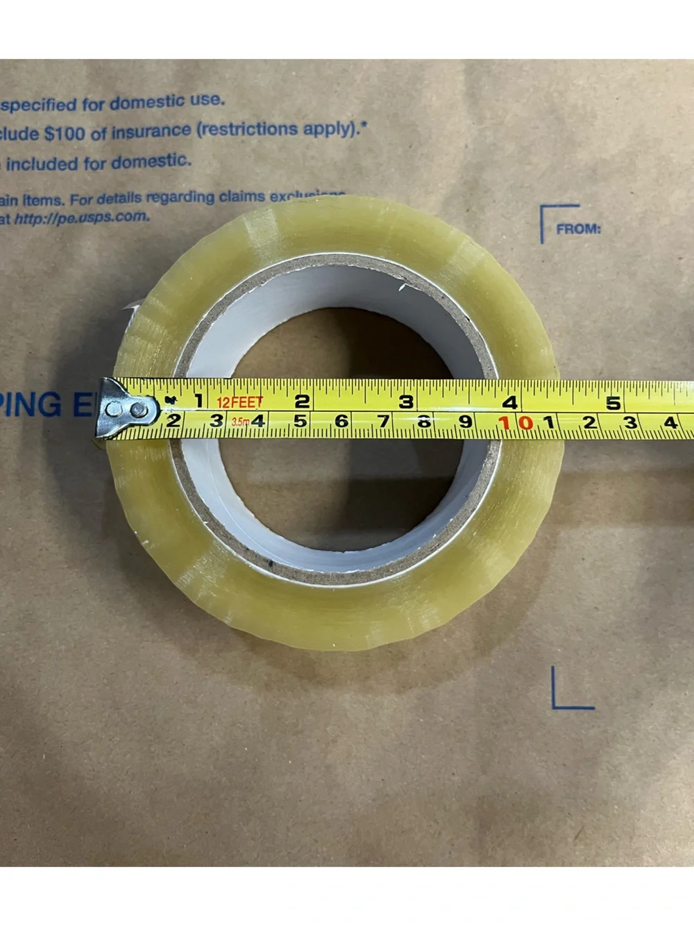 (6) Rolls of Clear Packing Tape 2 Inch x 110 Yards Shipping 330 Feet New SEALED